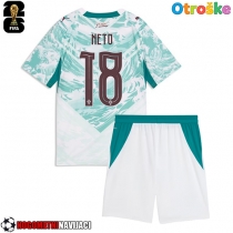 Otroške Nogometnih dresov Portugalska Pedro Neto #18 Gostujoči SP 2026 Kratki rokavi (+ hlače)